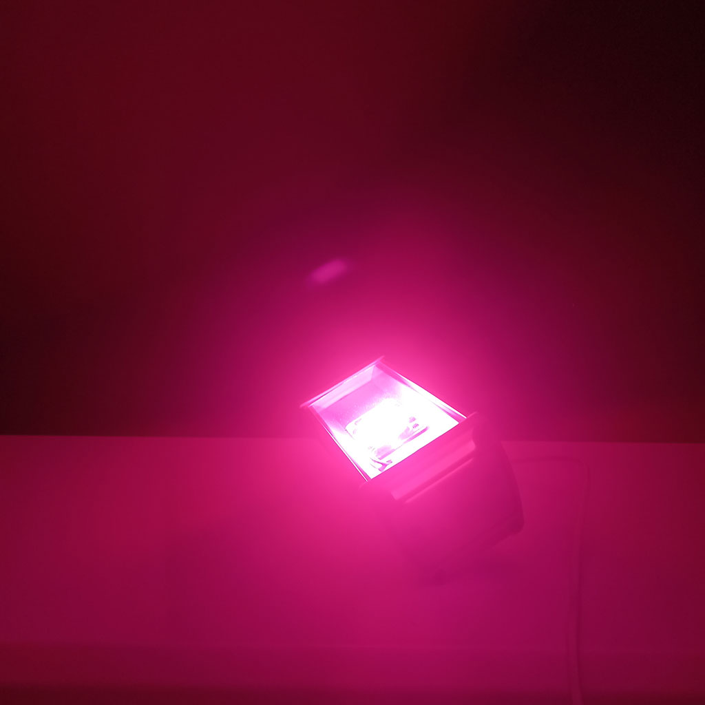 Светильник на базе фитодиодов полного спектра, созданных специально для растений.
